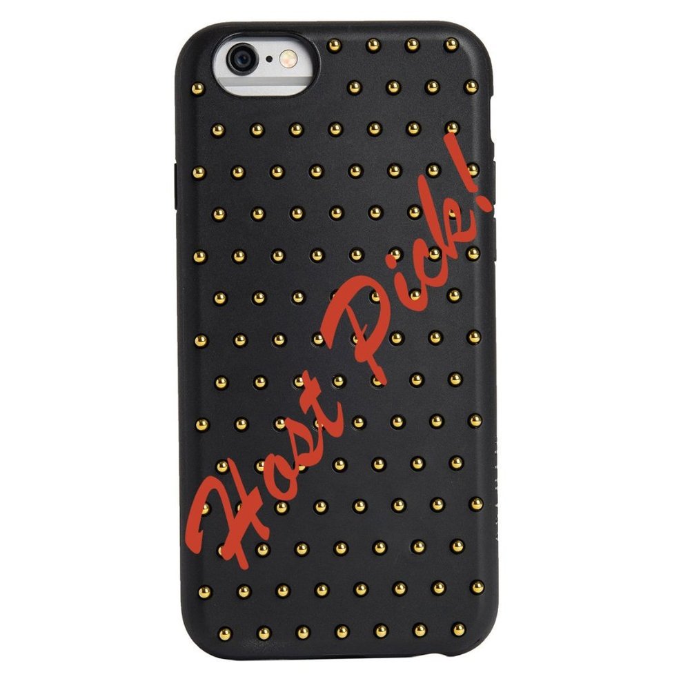 AGENT18 Slim CASE Cover Studs Apple iPhone 6 & 6S NEW NIB Black Gold Studs HP🎉